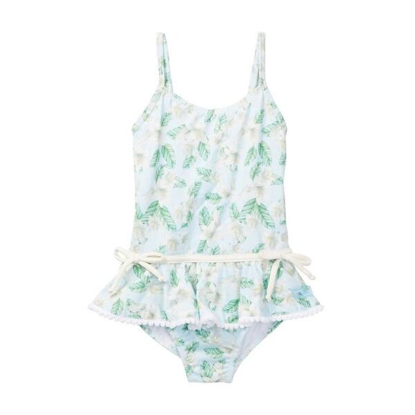 Shop Azul Baby Girls Green Perfectly Prim Ruffle Skirt One Piece