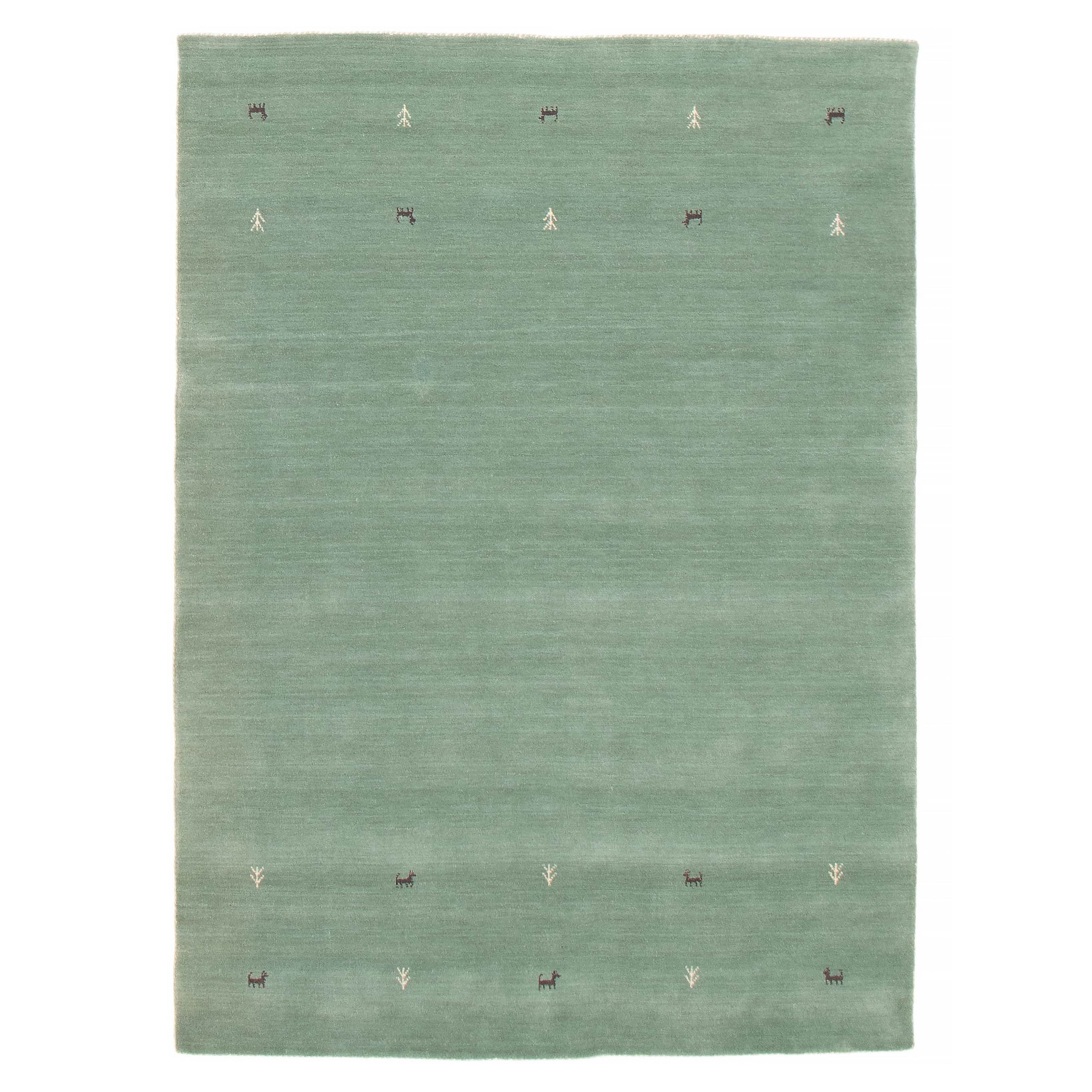 Kashkuli Gabbeh Blue Rug 5'3" x 7'5" - 5'3 x 7'5