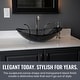preview thumbnail 6 of 6, Eden Bath Dark Gray Canoe Glass Vessel Sink