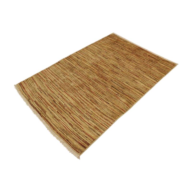 Boho Earthline Gabbeh Hand Knotted Wool Area Rug