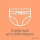 preview thumbnail 10 of 8, Diaper Genie Unscented Round Refill - 8 pk