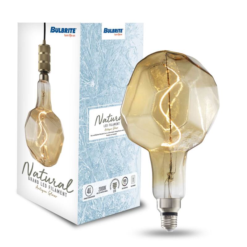 Bulbrite Single 4 Watt Dimmable Antique Grand Nostalgic Medium (E26) LED Bulb