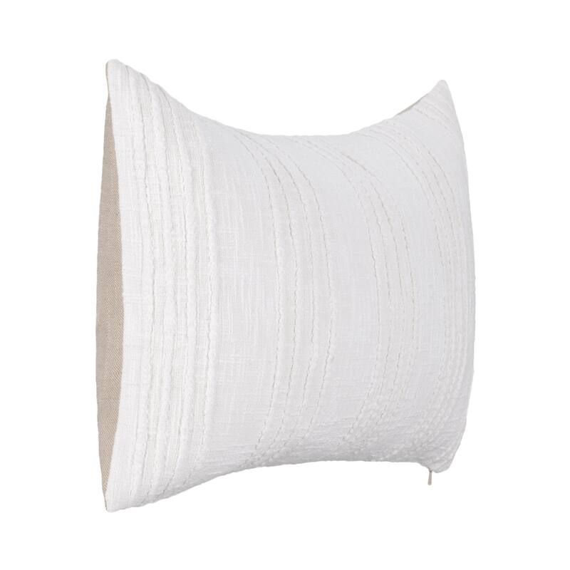 Villa by Classic Home Hannah 100% Cotton 22" Throw Pillow