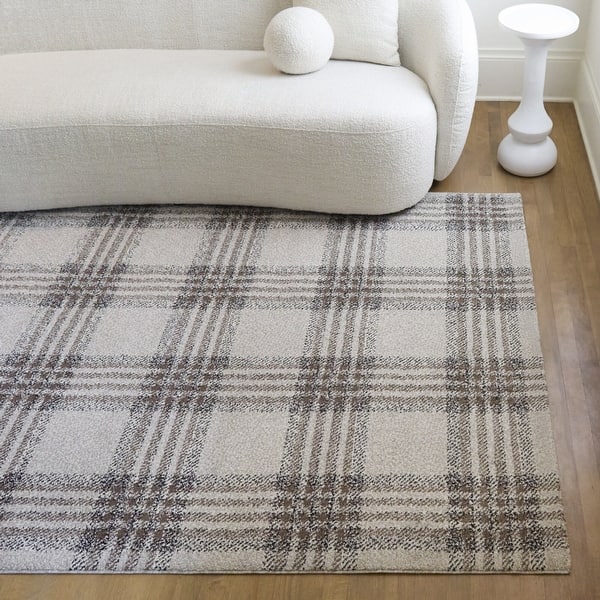 Monte Classic Plaid Area Rug - Bed Bath & Beyond - 36328856