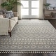 preview thumbnail 20 of 36, Nourison Moroccan Shag Fringe Area Rug 3'11" x 6'7" - Silver
