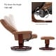 preview thumbnail 20 of 35, MCombo Set of 2 Swivel Recliner Chair with Wood Base and Ottoman