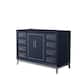 Option Dark Blue, Brushed Nickel Trim, No Top