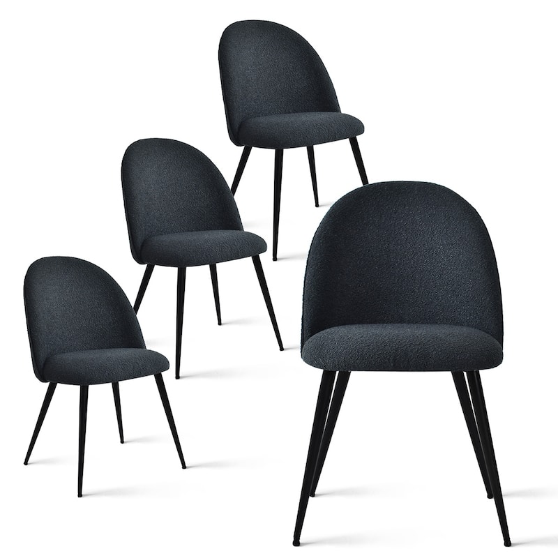 Contemporary Beige Dining Chair (Set of 4)