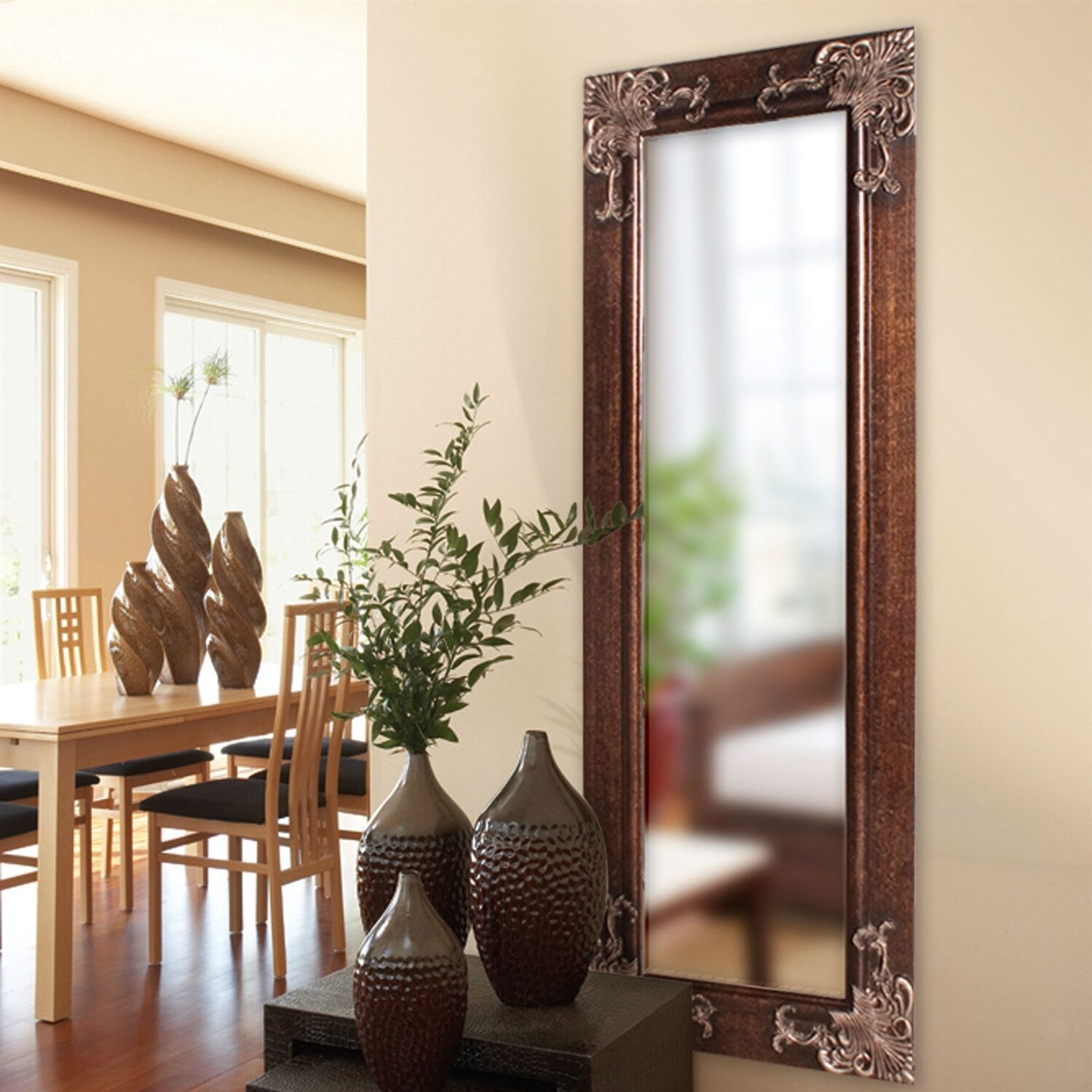 Shop Full Length 63 In Wall Mirror With Quality Wood Frame And