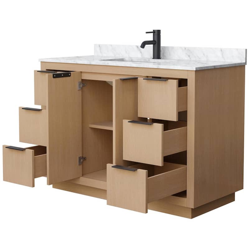 Wyndham Collection Maroni 48" Free Standing Single Basin Vanity Set