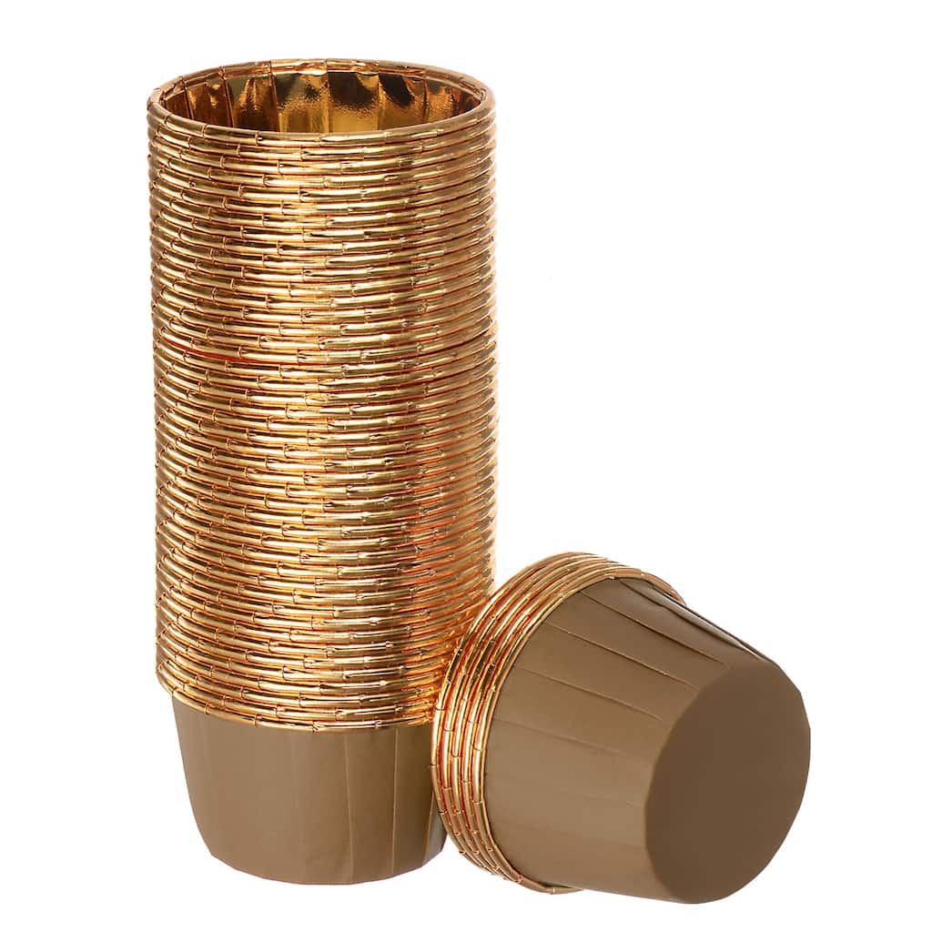 Cupcake Cups, 50pcs Aluminum Foil Standard Cupcake Liners