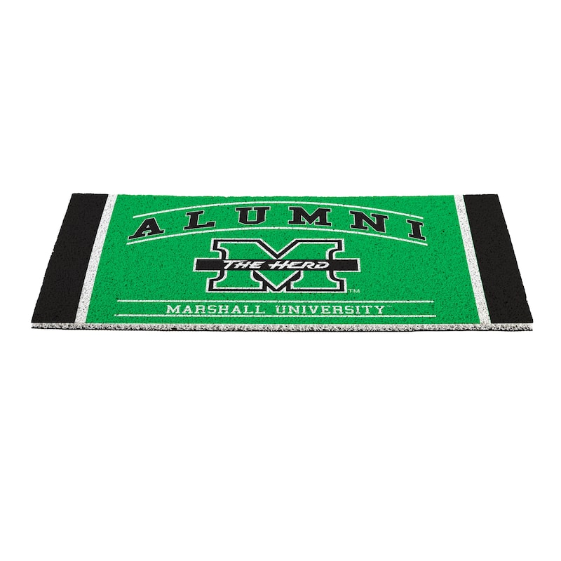 28 in. x 16 in. Marshall University Alumni Full Color PVC Door Mat