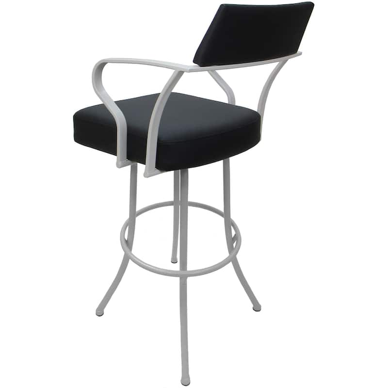 Carolina Extra Tall 34" Swivel Metal Spectator Bar Stool - 34" Seat Height