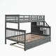 preview thumbnail 48 of 46, Stairway Twin-Over-Full Bunk Bed with Twin size Trundle