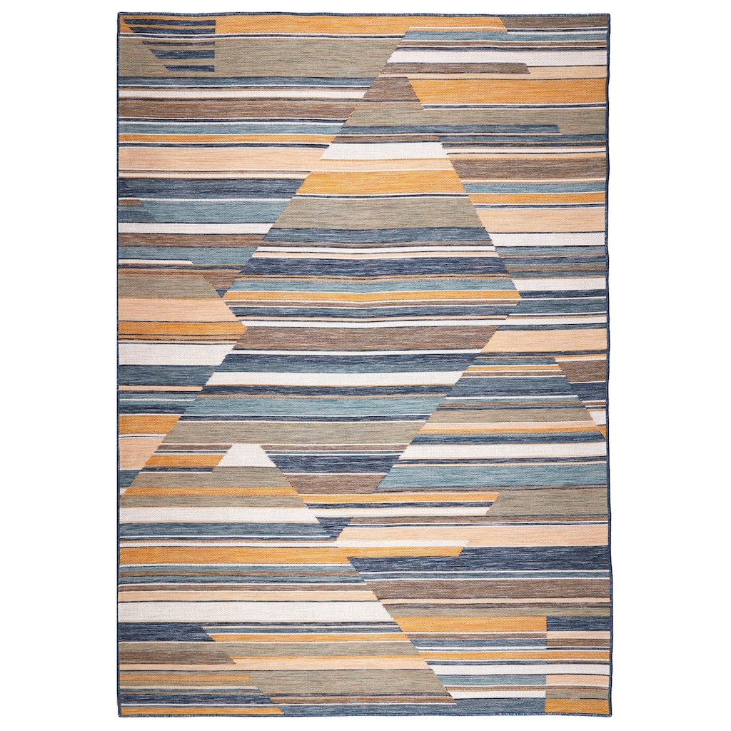 Terra by Obeetee Plaza Geometric Multi Rug