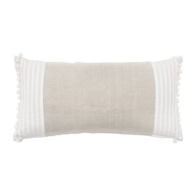 Stacia Natural Throw Pillow Decor Decoration Throw and Accent Pillow for Bedding Sofa or Couch