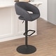 preview thumbnail 97 of 178, Vinyl Adjustable Height Barstool with Rounded Mid-Back