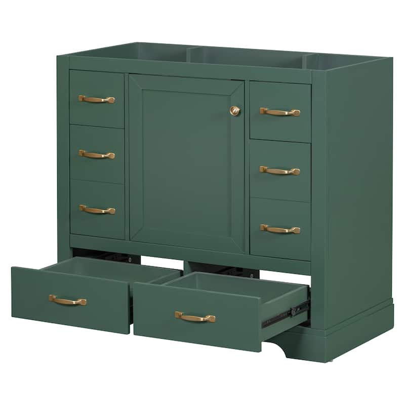 36" Bathroom Vanity without Sink - Green