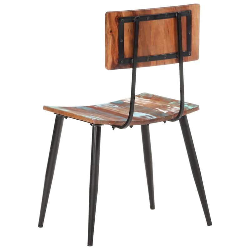 vidaXL Dining Chairs 2/4 pcs Solid Reclaimed Wood/Solid Wood Mango