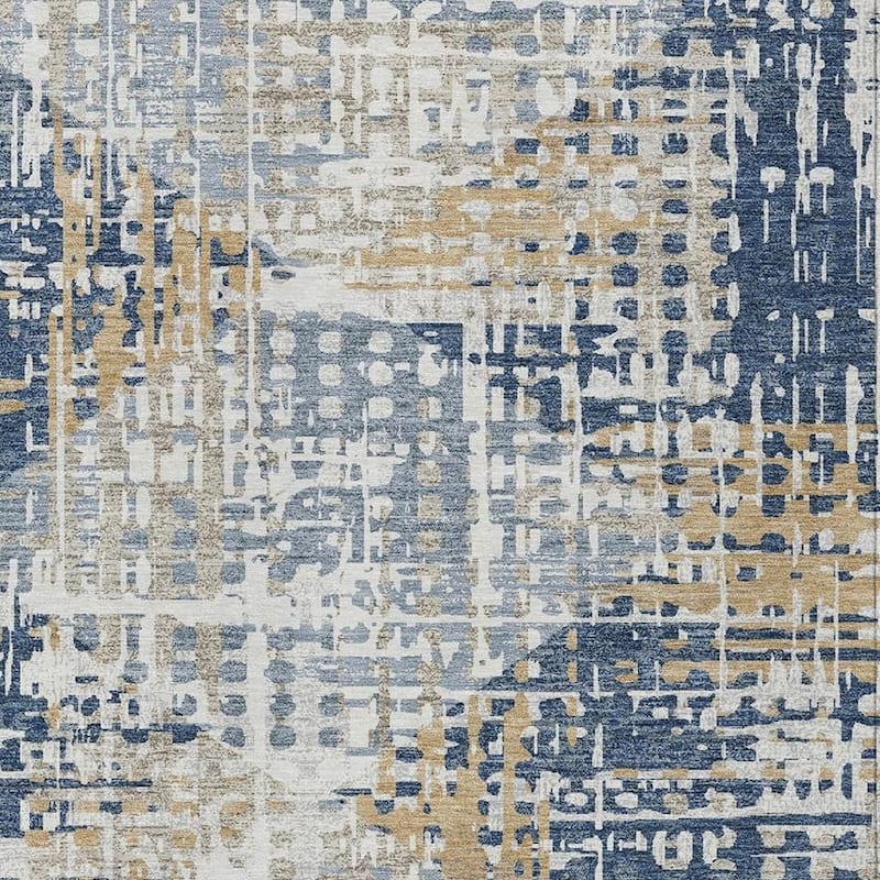HomeRoots Geometric Transitional Rectangle Outdoor Rug