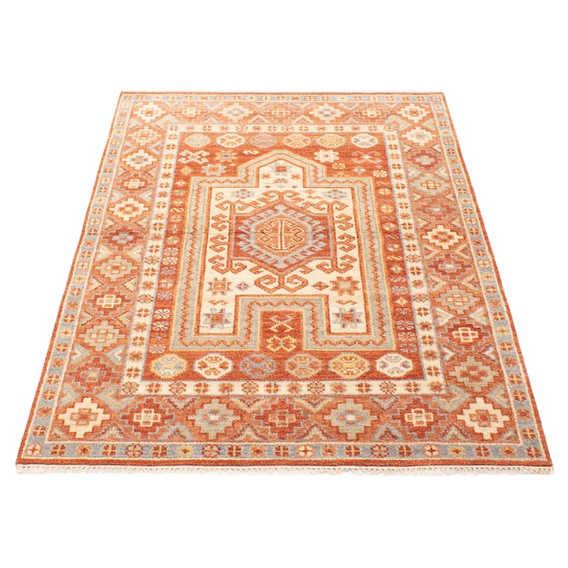 ECARPETGALLERY Hand-knotted Jules Serapi Copper Wool Rug - 5'5 x 7'9