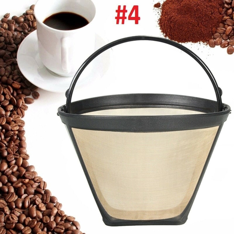  Veterger Replacement Parts 2pcs Cone Reusable Coffee Permanent  Filters, Compatible with Ninja Coffee Maker CM305, CP301, CP307C: Home &  Kitchen