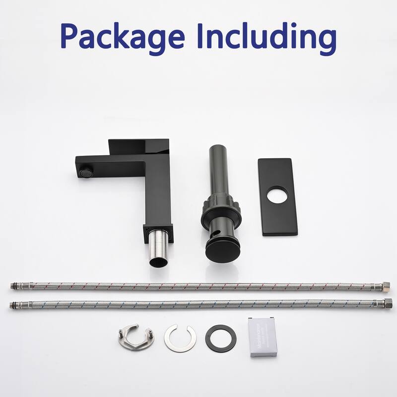 Topcraft Single Handle Bathroom Faucet with Pop-Up Drainer