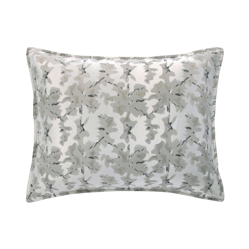 HiEnd Accents Warshack Silver & Gray Inkblot Pillow Sham Set, 2PC