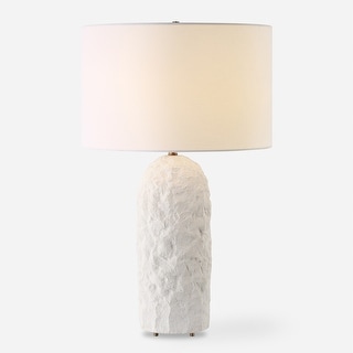 Uttermost Vieste White Table Lamp - 27.5" H X 17" W X 17" D