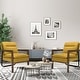 preview thumbnail 21 of 25, Costway Set of 2 Modern Accent Armchair Lounge Chair w/ Wood Legs & - 34.5'' x 26.5'' x 36''