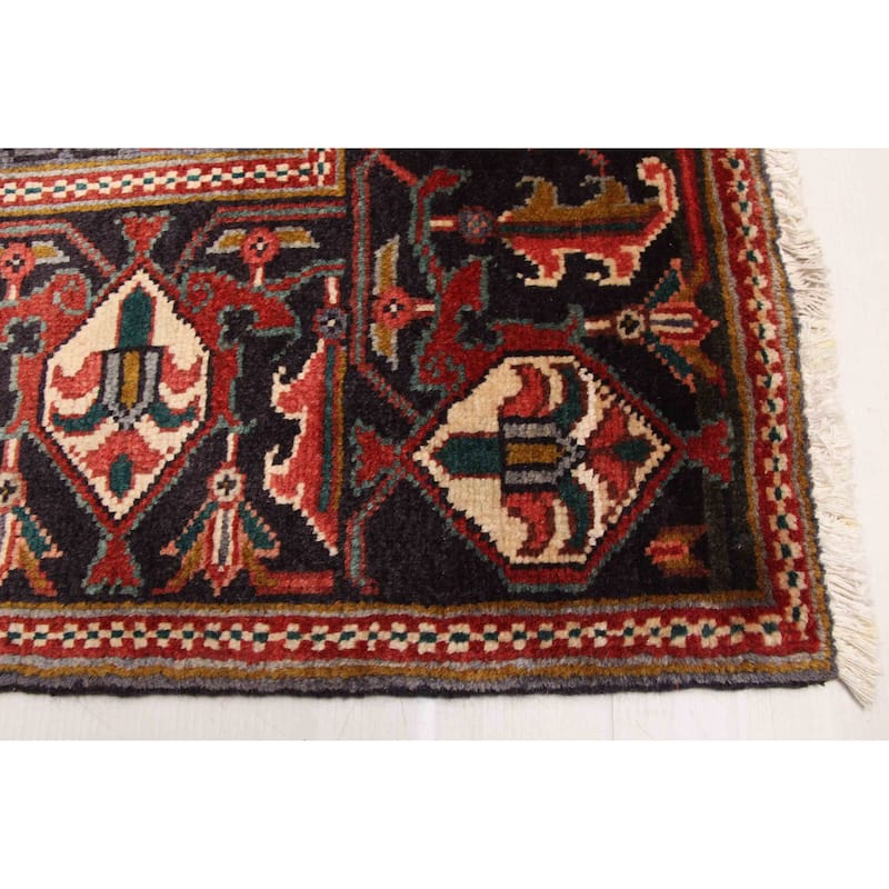 ECARPETGALLERY Hand-knotted Sarabi Dark Red Wool Rug - 7'2 x 10'8