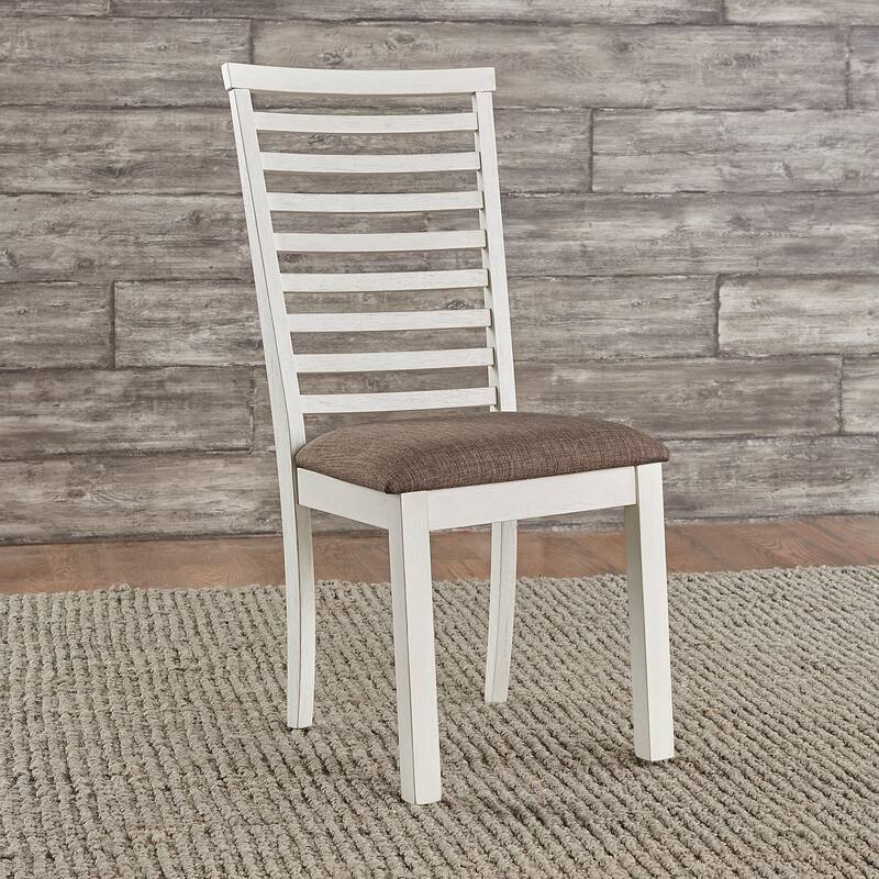Brook Bay 3 Piece Drop Leaf Table Set with 2 Ladder Back Chairs