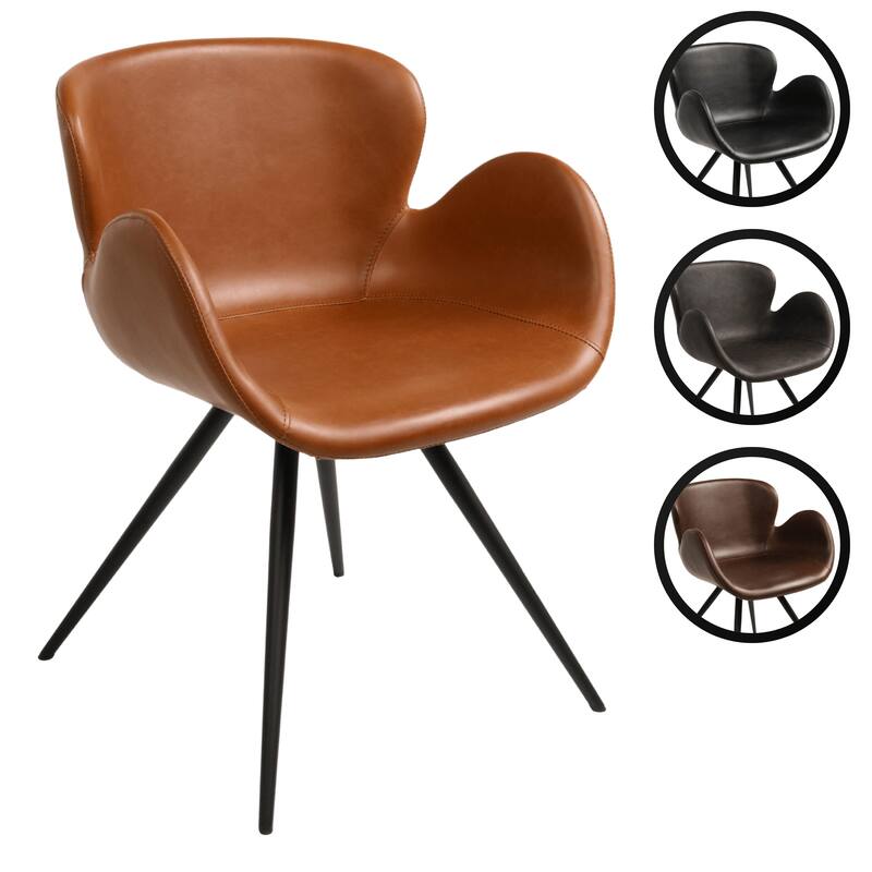 Furnish Theory Terra Serenity Dining Armchair Arm Chair w/ Various Artificial Leather (Polyurethane) Upholstery Covers