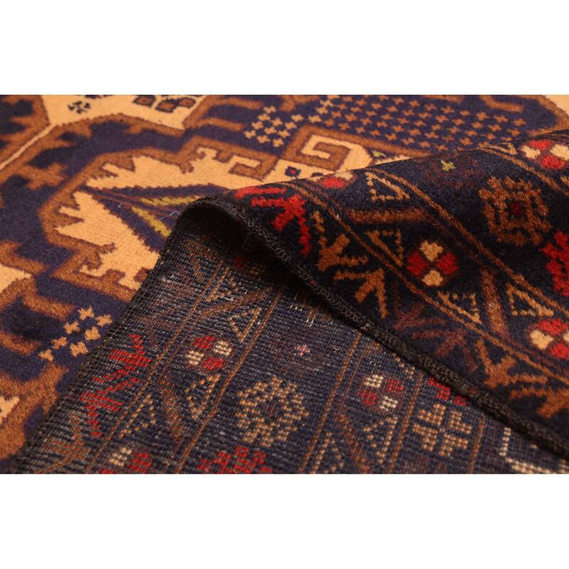 ECARPETGALLERY Hand-knotted Teimani Beige Wool Rug - 3'4 x 6'5