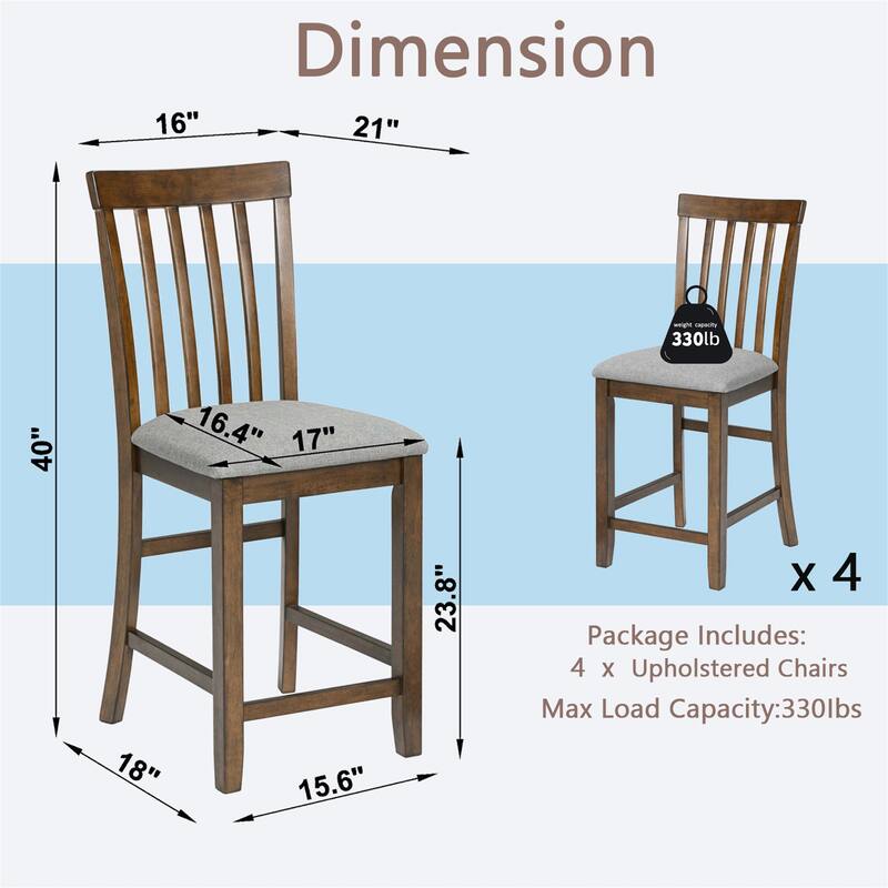 Counter Height Chairs set for 4