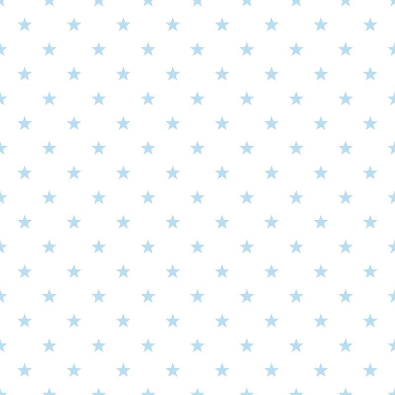 Galerie Wallcoverings Just 4 Kids 2 Tiny Stars Non-woven Matte Wallpaper Roll - 33 feet x 21 inches - Blue