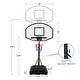 preview thumbnail 3 of 4, Adjustable Poolside Basketball Hoop with 36" Backboard for Indoor and Outdoor Fun - 35.5” L x 24” W x 6" H