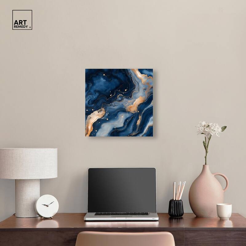 Deep Sea Geode III Canvas by Art Remedy, Gallery Wrapped