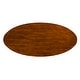 preview thumbnail 8 of 8, SEI Furniture Rhoda Mid Century Modern Oval Wood Coffee Table