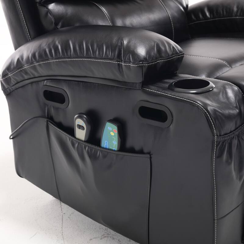 21" Width Electric Power Lift Recliner Chair Sofa For Elderly Living Room, 5 Vibration Modes, Reclining Chair