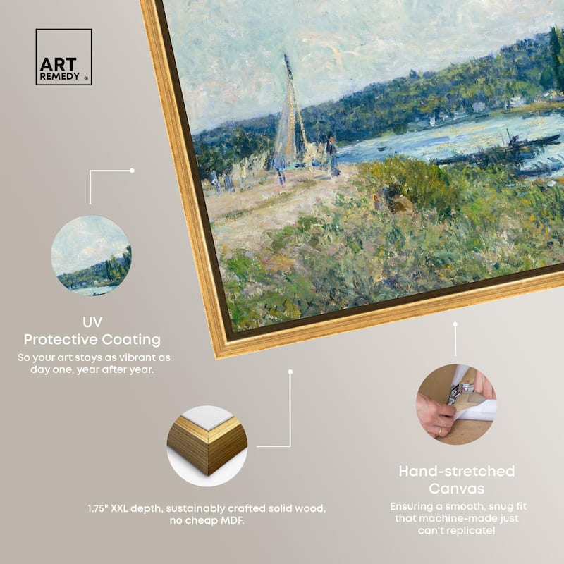Sisley Banks of the Oise Canvas by Art Remedy
