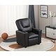 preview thumbnail 4 of 13, Marisa 23"W PU Leather Kids Recliner Chair with Cup Holder