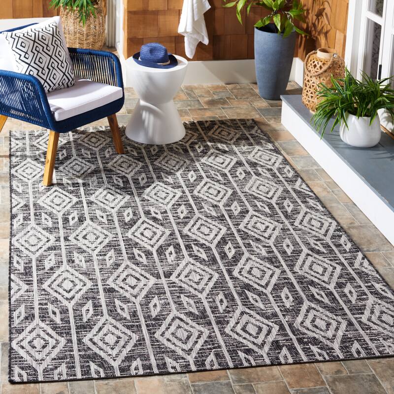 SAFAVIEH Courtyard Isola Indoor/ Outdoor Waterproof Patio Backyard Rug