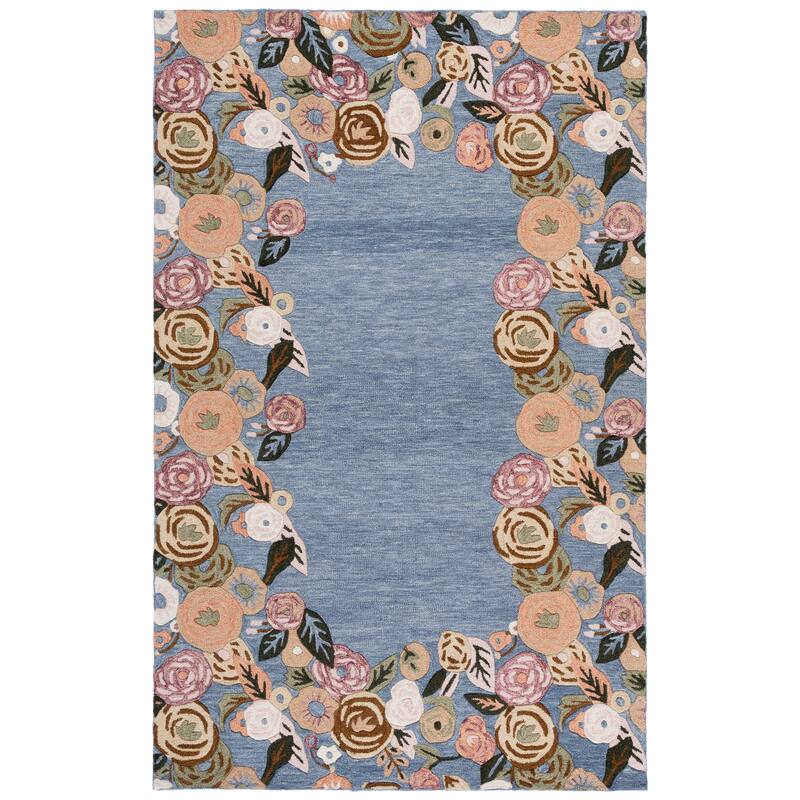 SAFAVIEH Handmade Jardin Mizue Floral Wool Rug