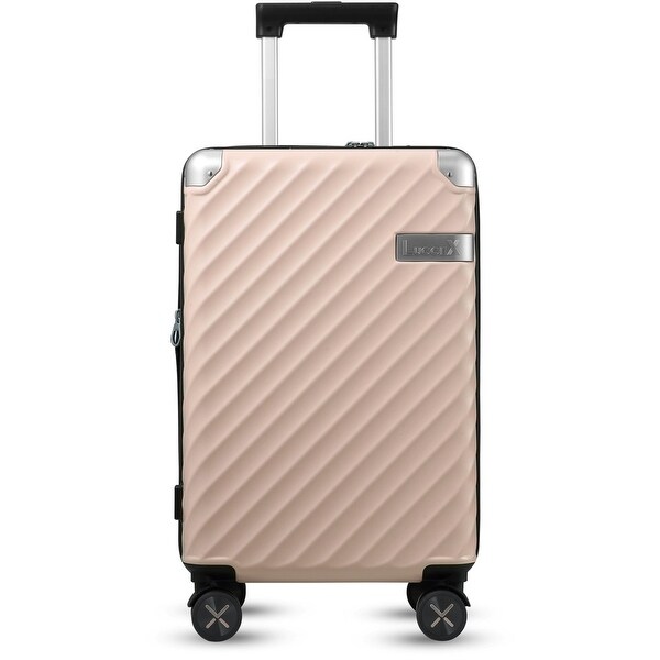 Luggage with Spinner Wheels, Polycarbonate Expandable Hard Shell