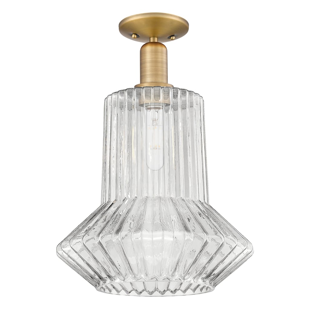 Innovations Lighting 716-1C-17-12 Springwater Semi-Flush Springwater