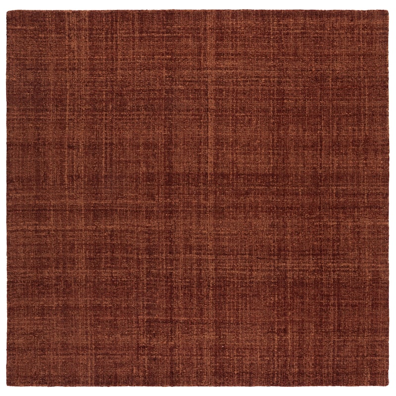 SAFAVIEH Handmade Renewal Valerija Modern Rug - 6' Square - Rust