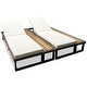 preview thumbnail 19 of 18, Outdoor Chaise Lounge Chair with 5-Position Adjustable Backrest and Wood Side Table