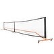 preview thumbnail 4 of 10, Red Steel and Fiberglass Volleyball Net, 14ft Wide, Adjustable Height, Portable and Weather-Resistant
