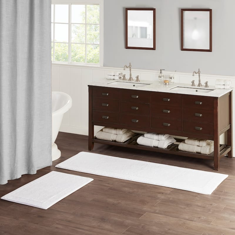 Madison Park Signature Splendor 100-percent Cotton Tufted 3000 GSM Reversible Bath Rug